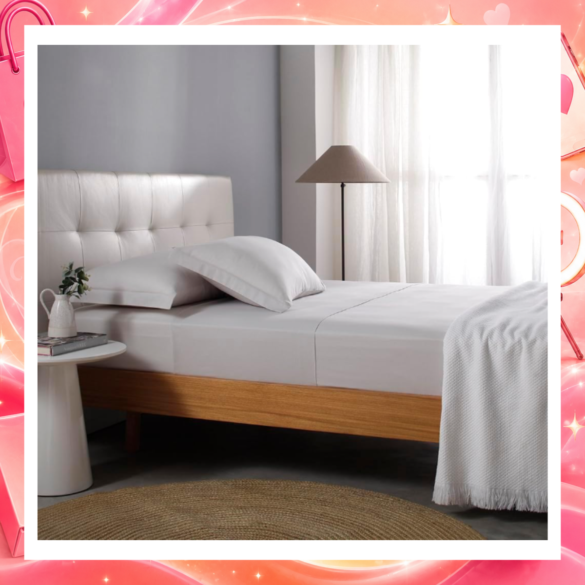 Buddemeyer Jogo de Cama Casal Soft Cotton 100% Algodão Prata 4 Peças