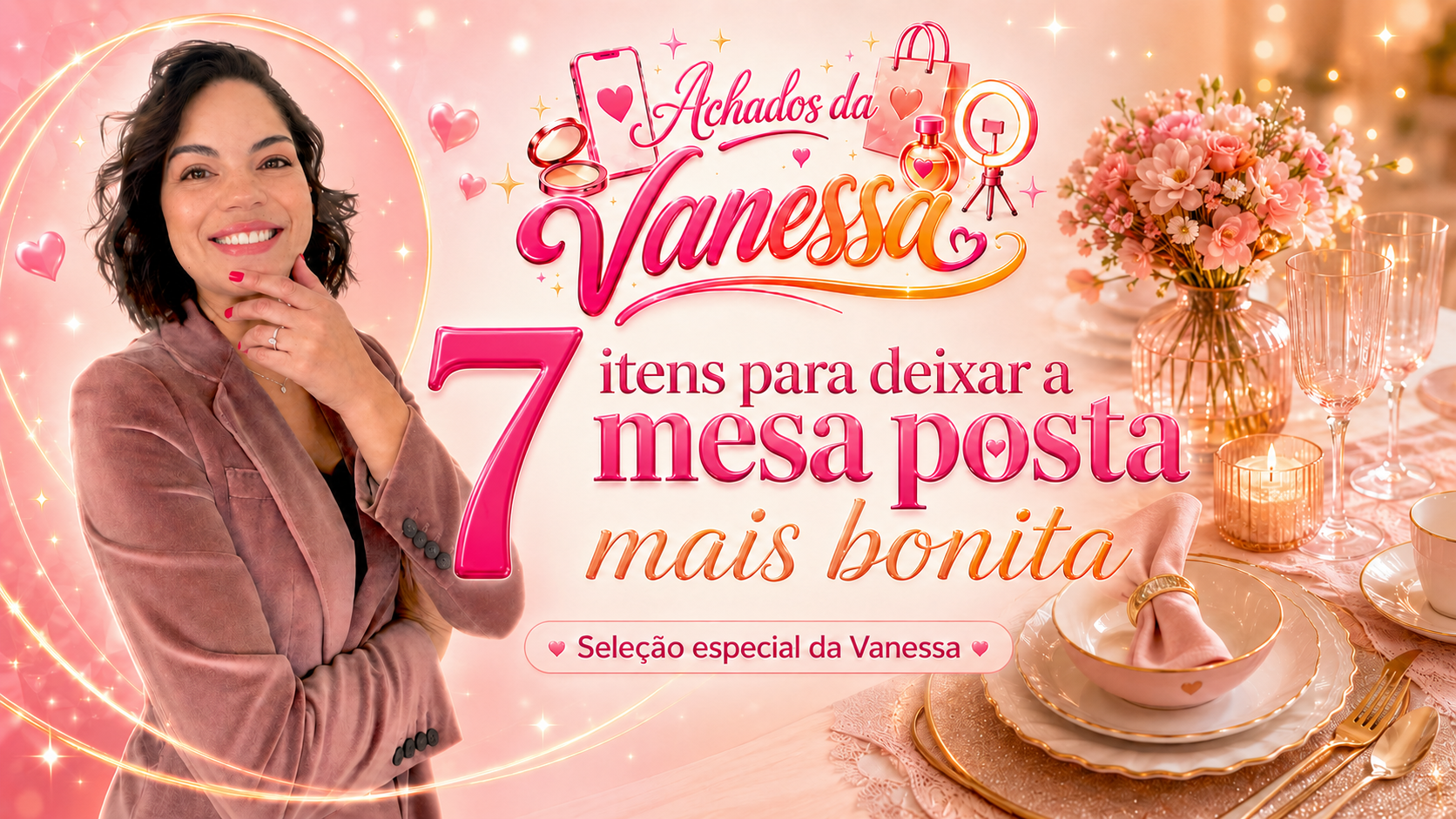 7 itens para deixar a mesa posta mais bonita