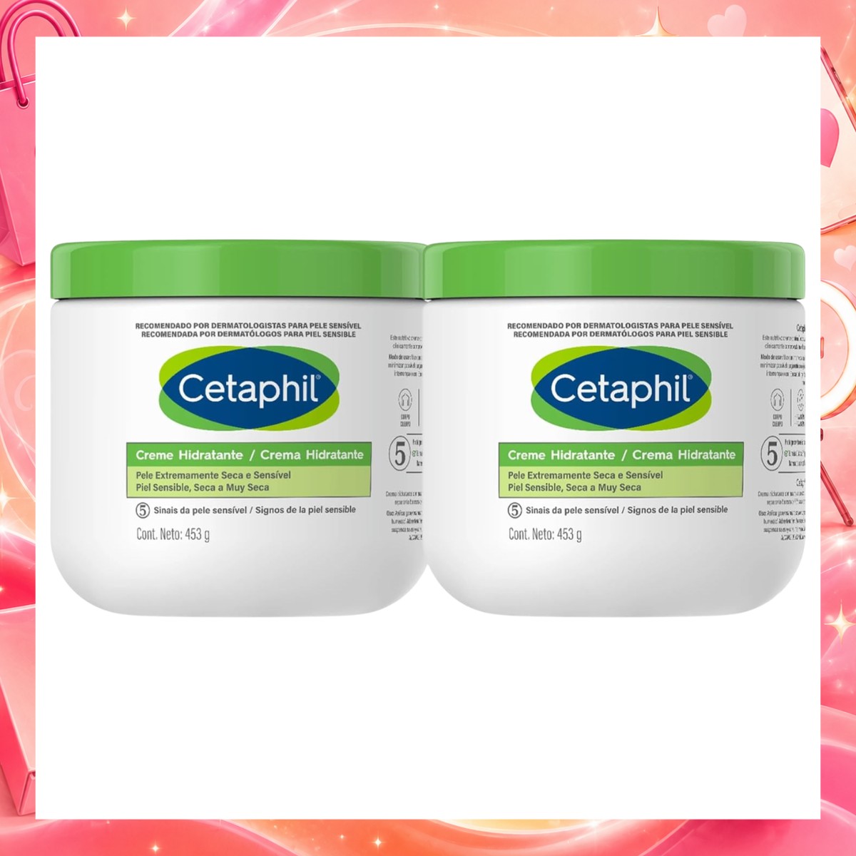 Kit Cetaphil Hidratante com 2 unidades